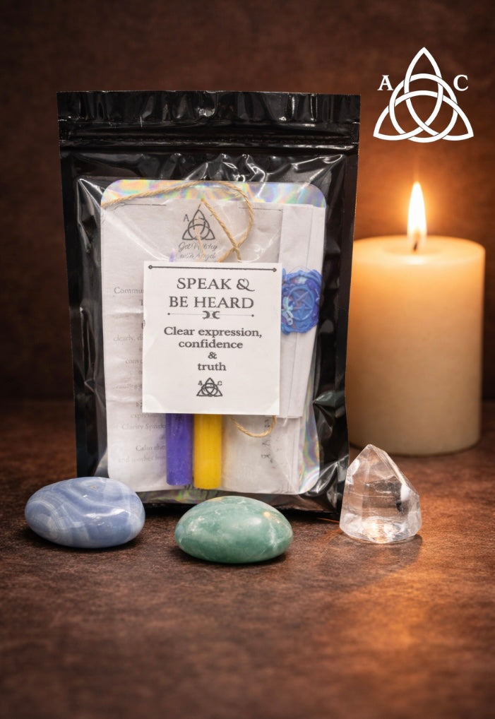 Speak and Be Heard Spell Candle Bundle