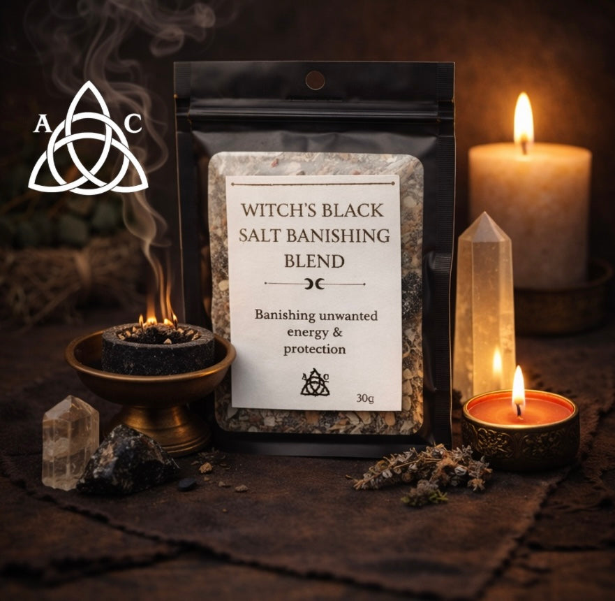 Witch’s Black Salt – Banishing Blend (30g)